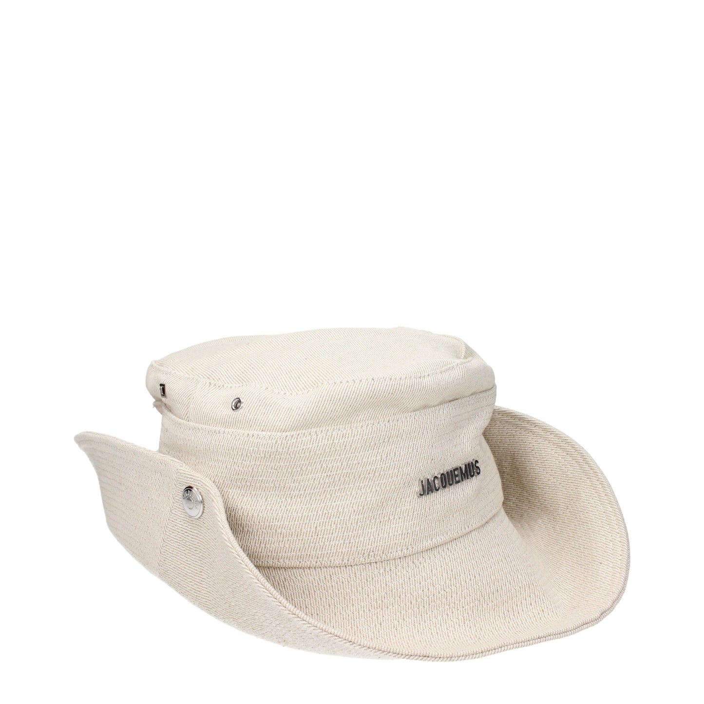 Beige Linen Bucket Hat