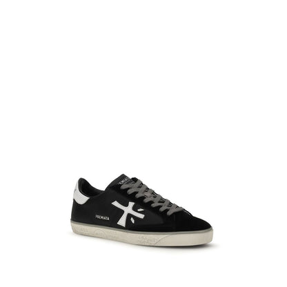 Black Rubber Low Top Sneakers