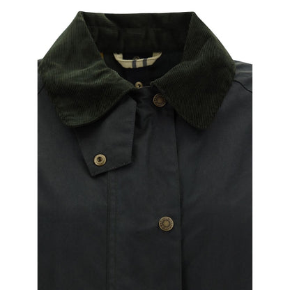 Green Cotton Coat