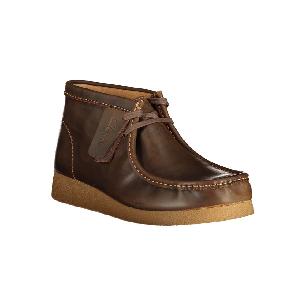 Brown Leather Men Sneaker