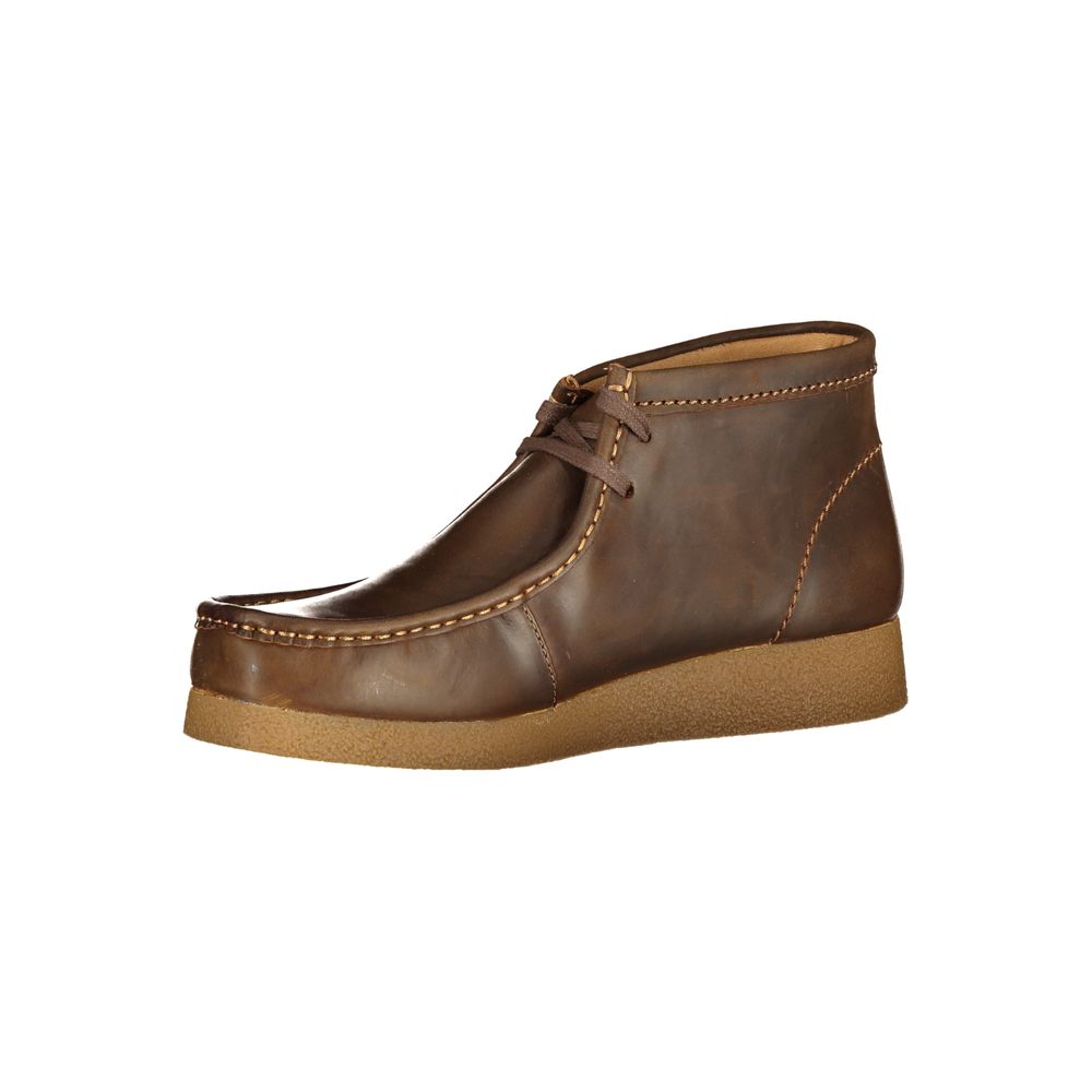 Brown Leather Men Sneaker