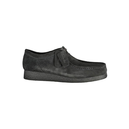Black Leather Men Sneaker