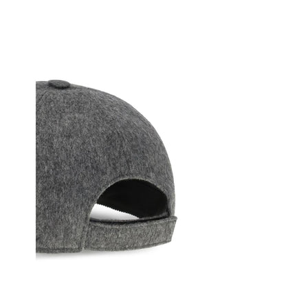 Gray Wool Cap (Baseball Hat)