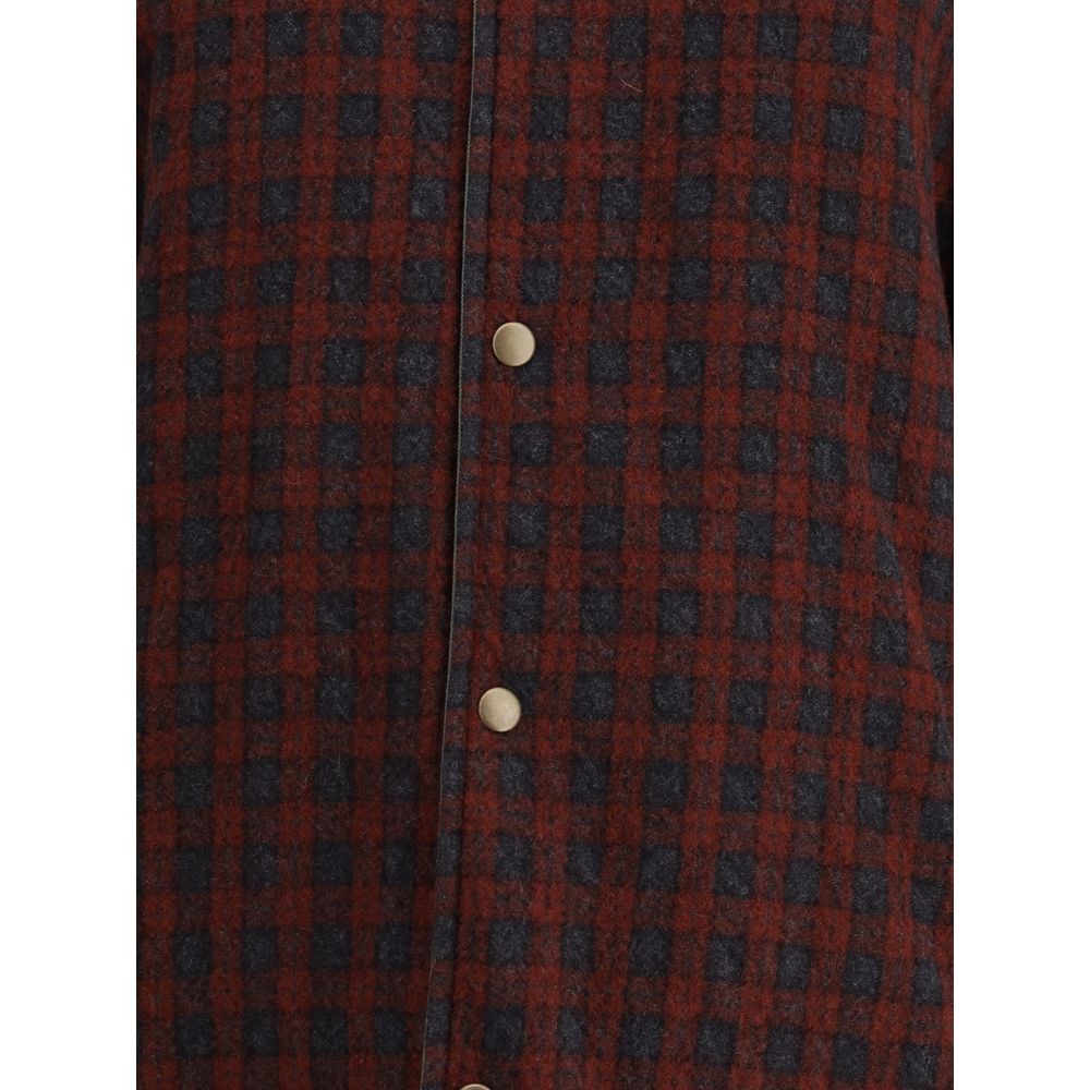 Green Wool Shell Jacket