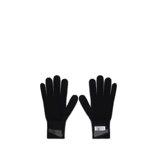 Black Wool Gloves
