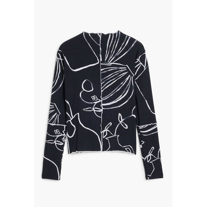 Black Elastane T-Shirt