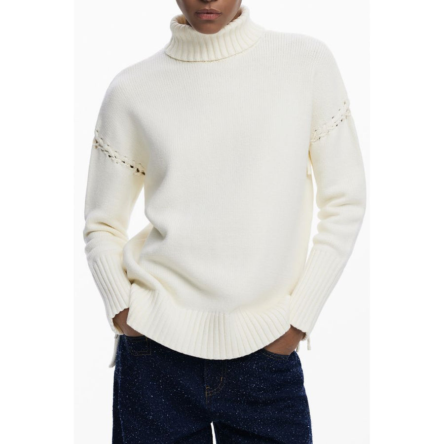 White Cotton Sweater