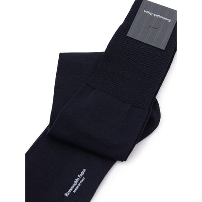 Blue Wool Socks