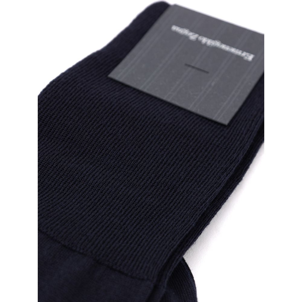 Blue Wool Socks