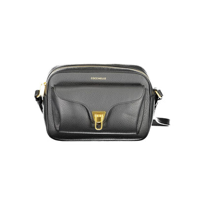 Black Leather Women Shoulder Bag