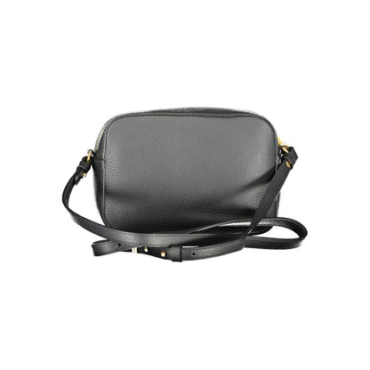Black Leather Women Shoulder Bag