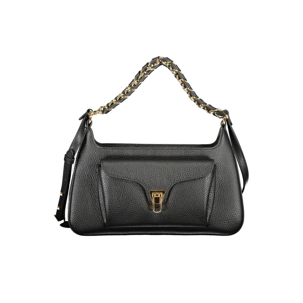 Black Leather Women Handbag