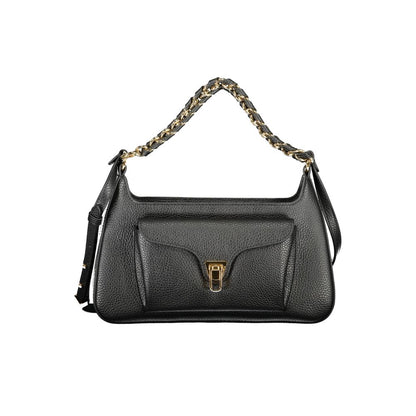 Black Leather Women Handbag
