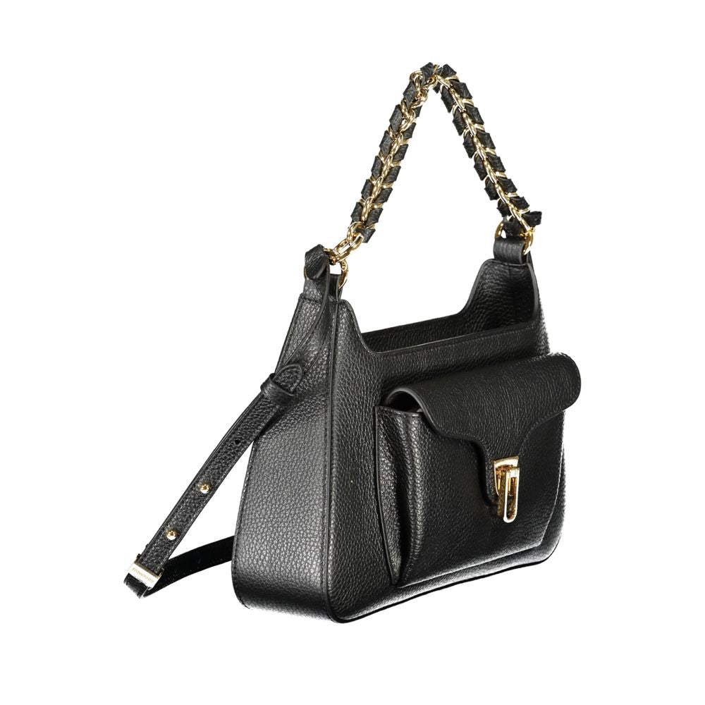 Black Leather Women Handbag