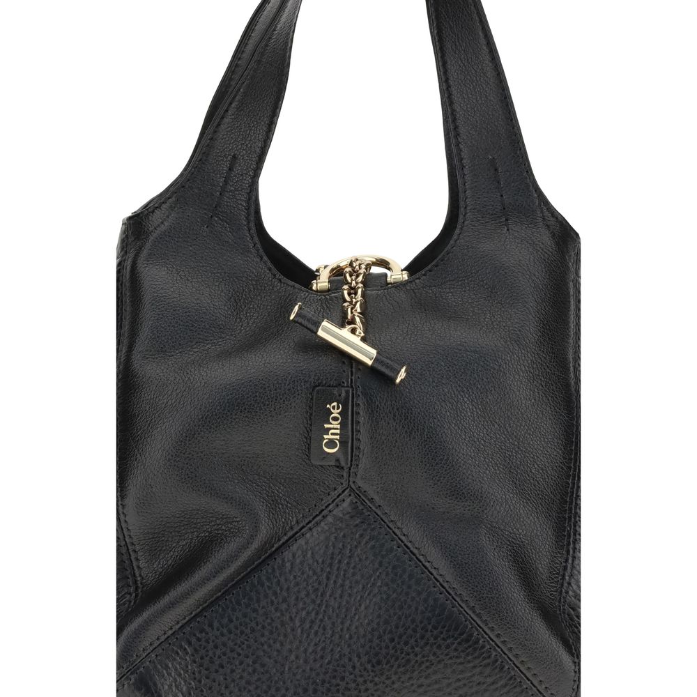 Black Buffalo Leather Shoulder Bag