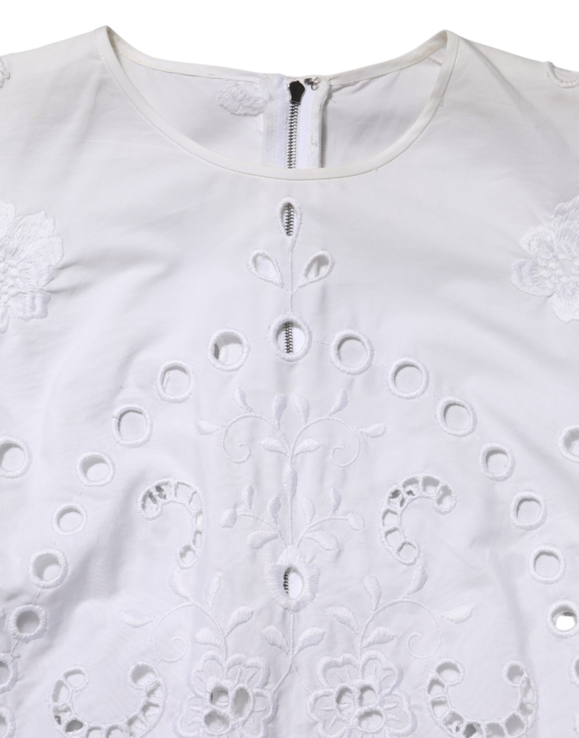 White Cut Out A-line Sheath Mini Dress