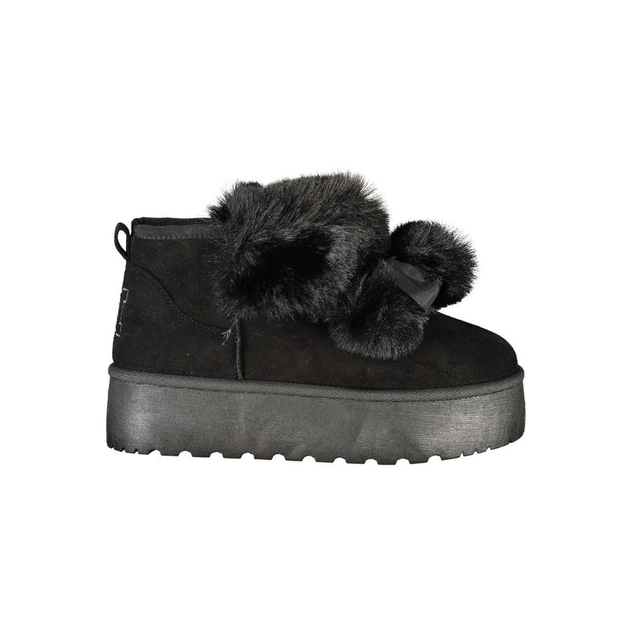 Nero Polyester Woman Ankle Boot