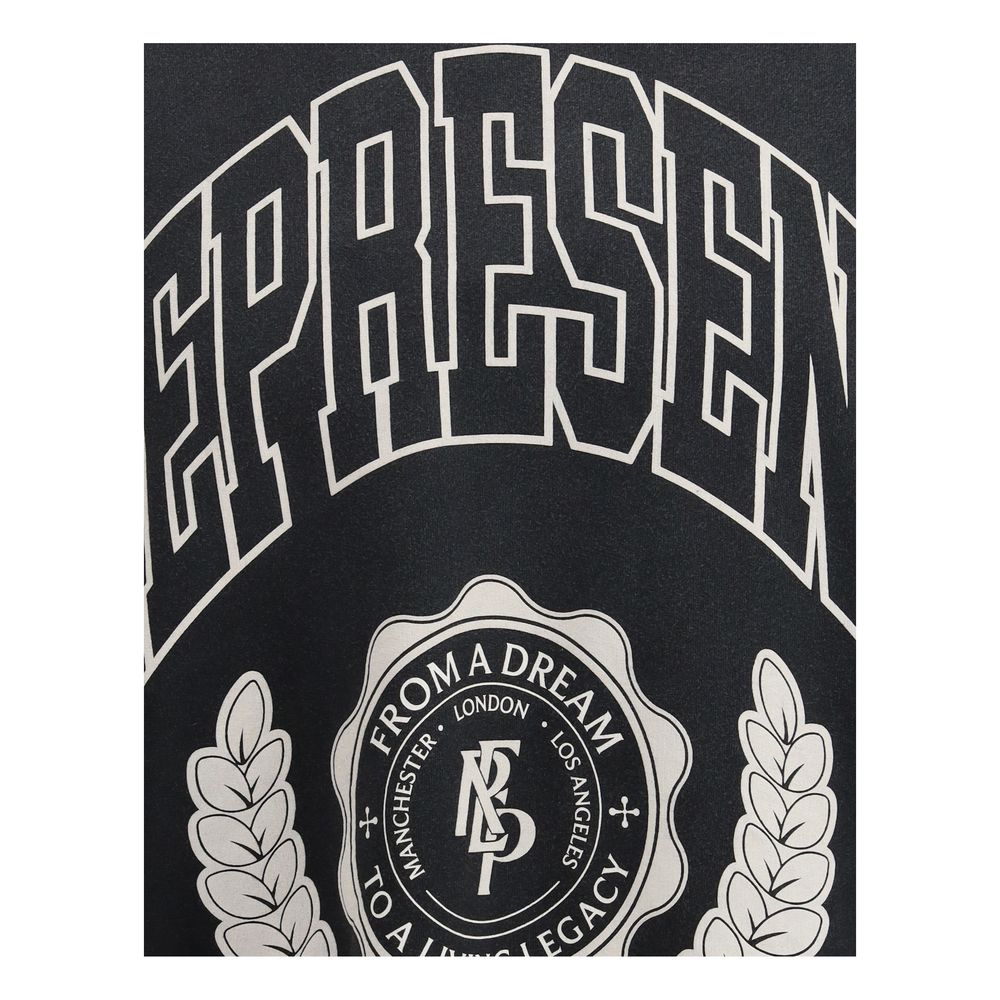 Black Cotton Sweatshirt