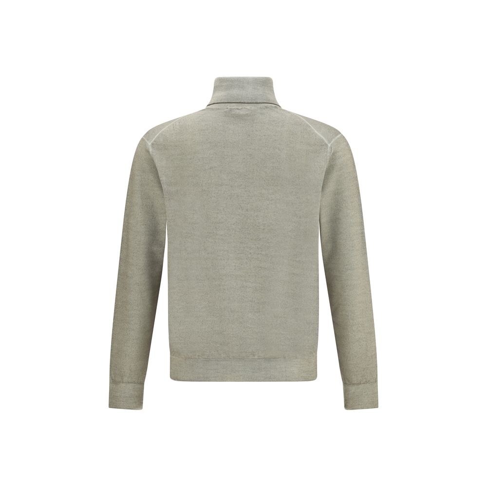 Green Wool Turtleneck
