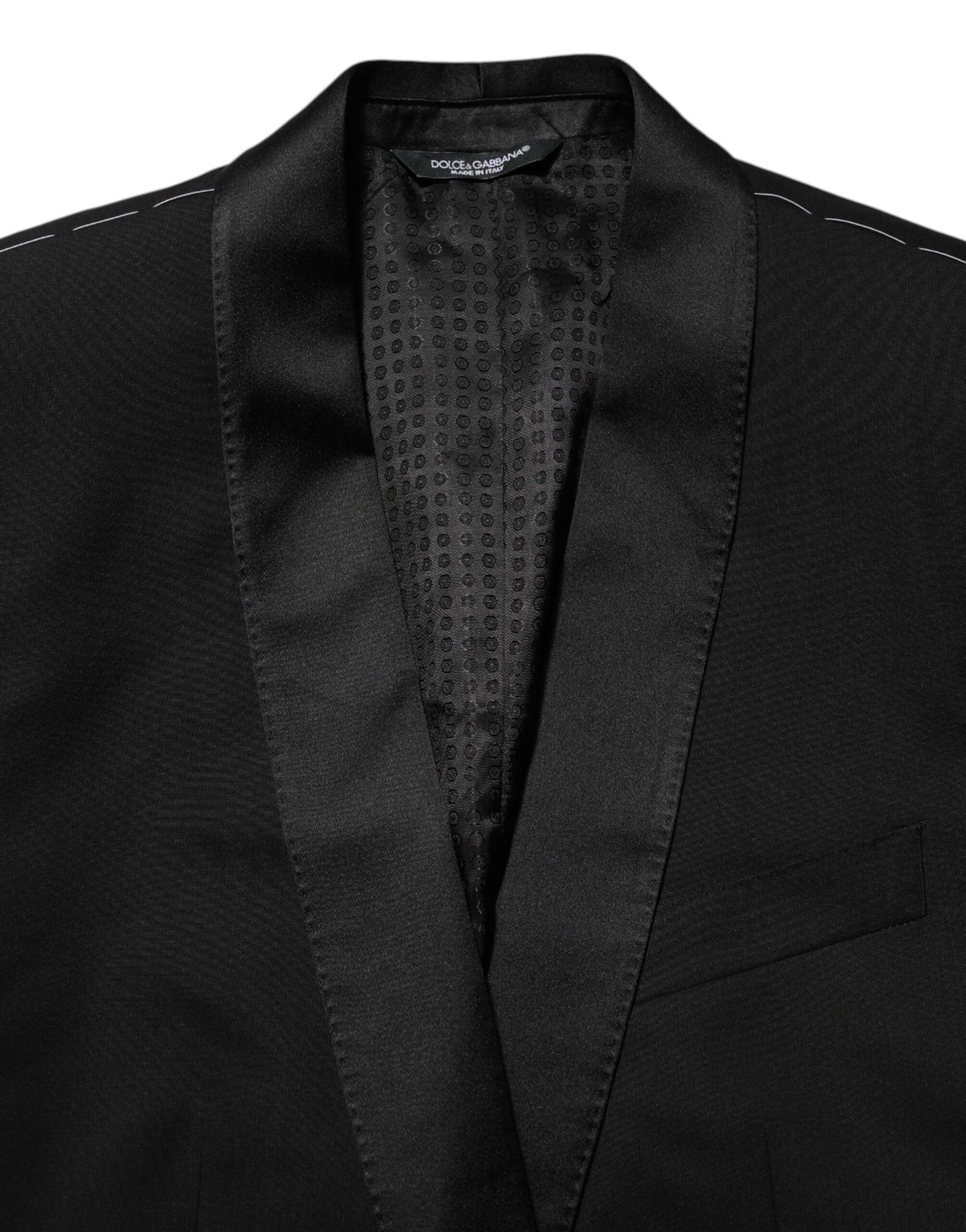 Black MARTINI 1 Button Suit Jacket Blazer