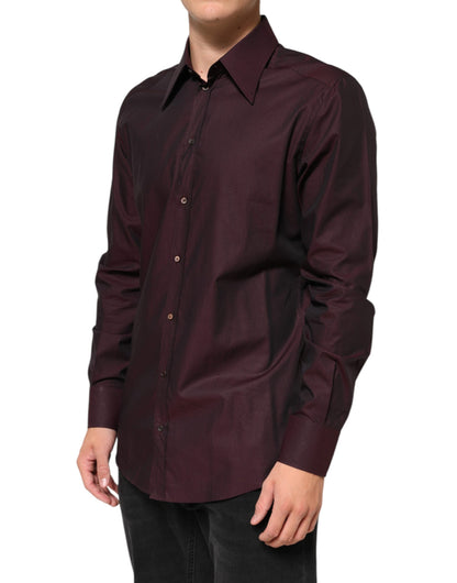 Violet GOLD Cotton Collared Dress Formal Shirt