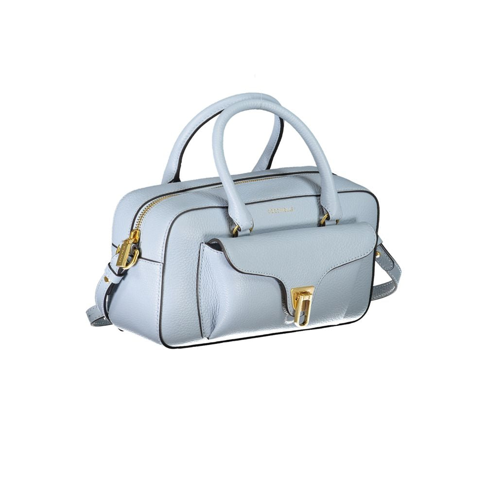 Azzurro Leather Women Handbag
