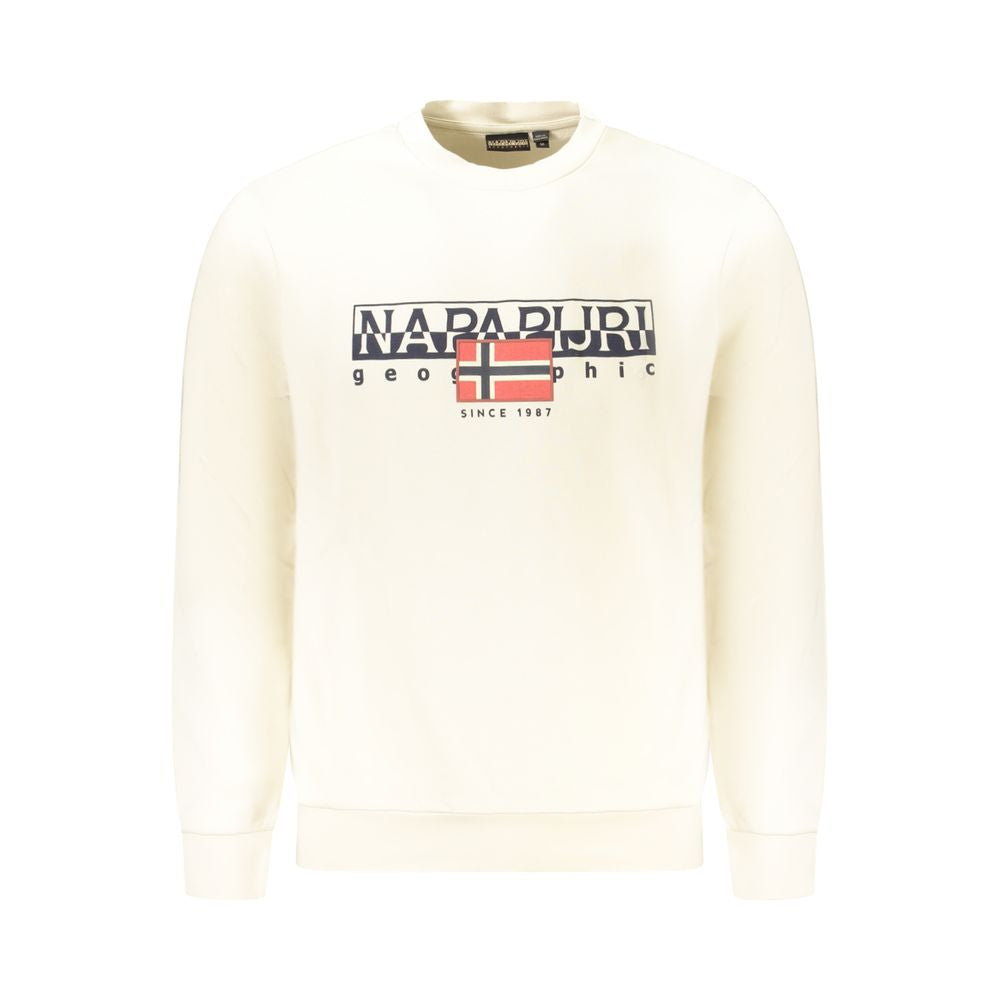 Beige Cotton Sweatshirt