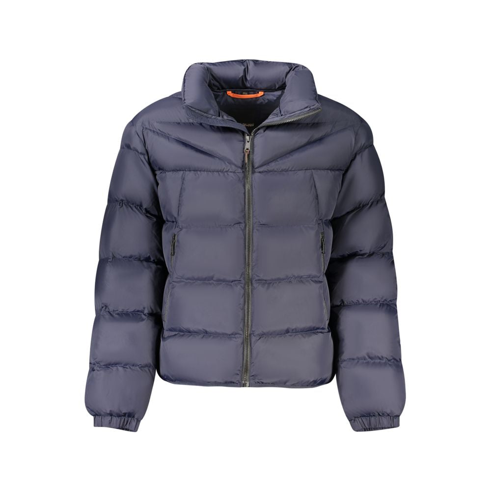 Blu Poliammide Men's Jacket