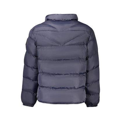 Blu Poliammide Men's Jacket