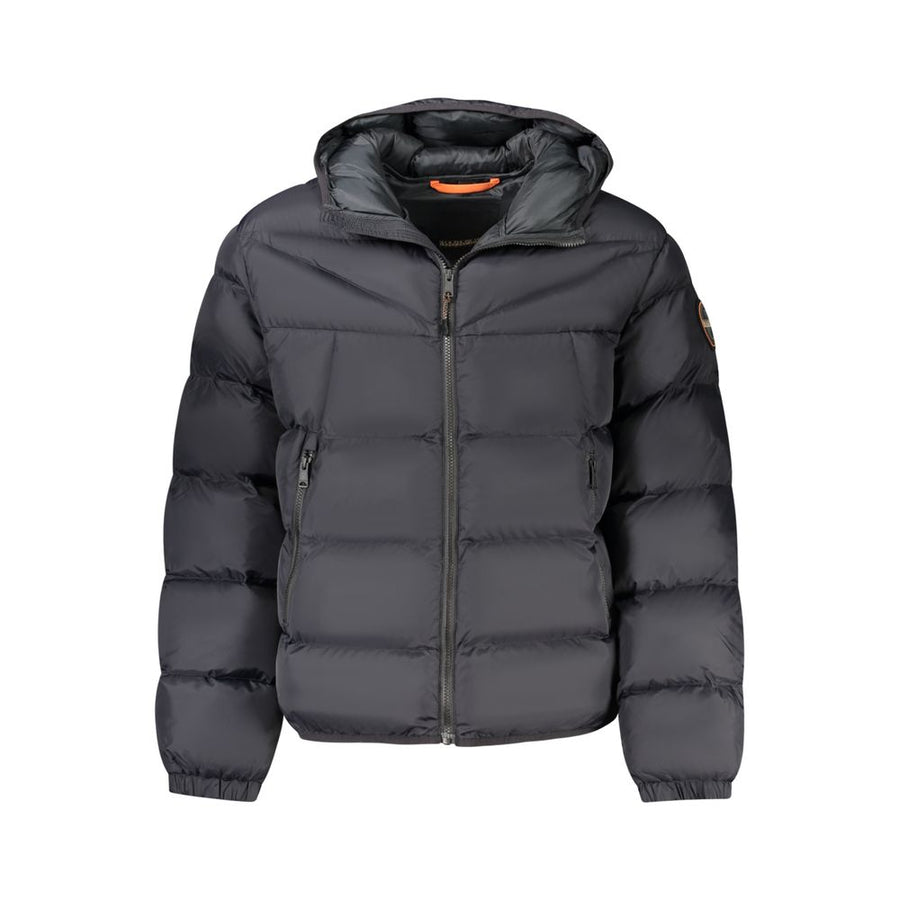Black Poliammide Men's Jacket
