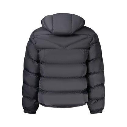 Black Polyamide Men Jacket
