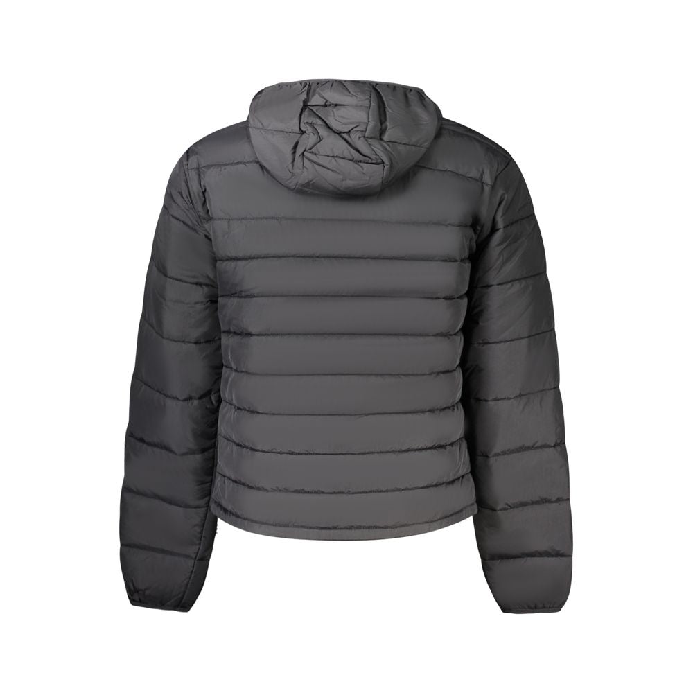 Black Polyamide Men Jacket