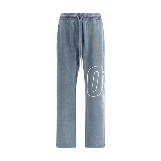 Blue Cotton Joggers (Workout Pants)