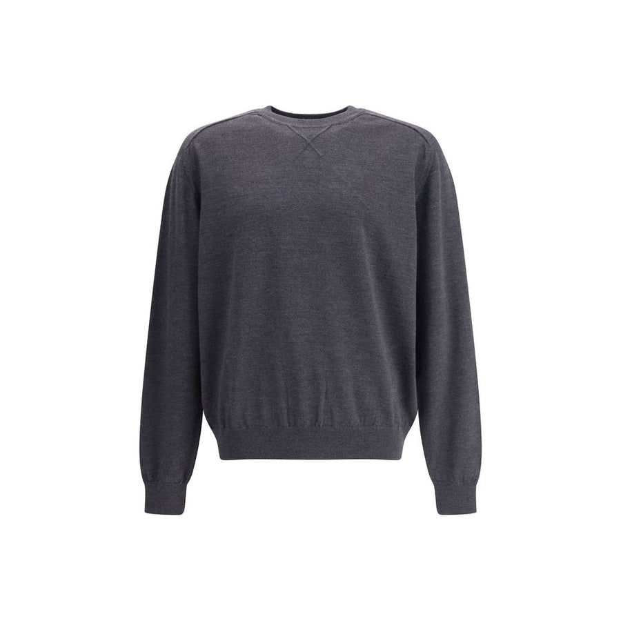 Gray Merino Wool Sweatshirt