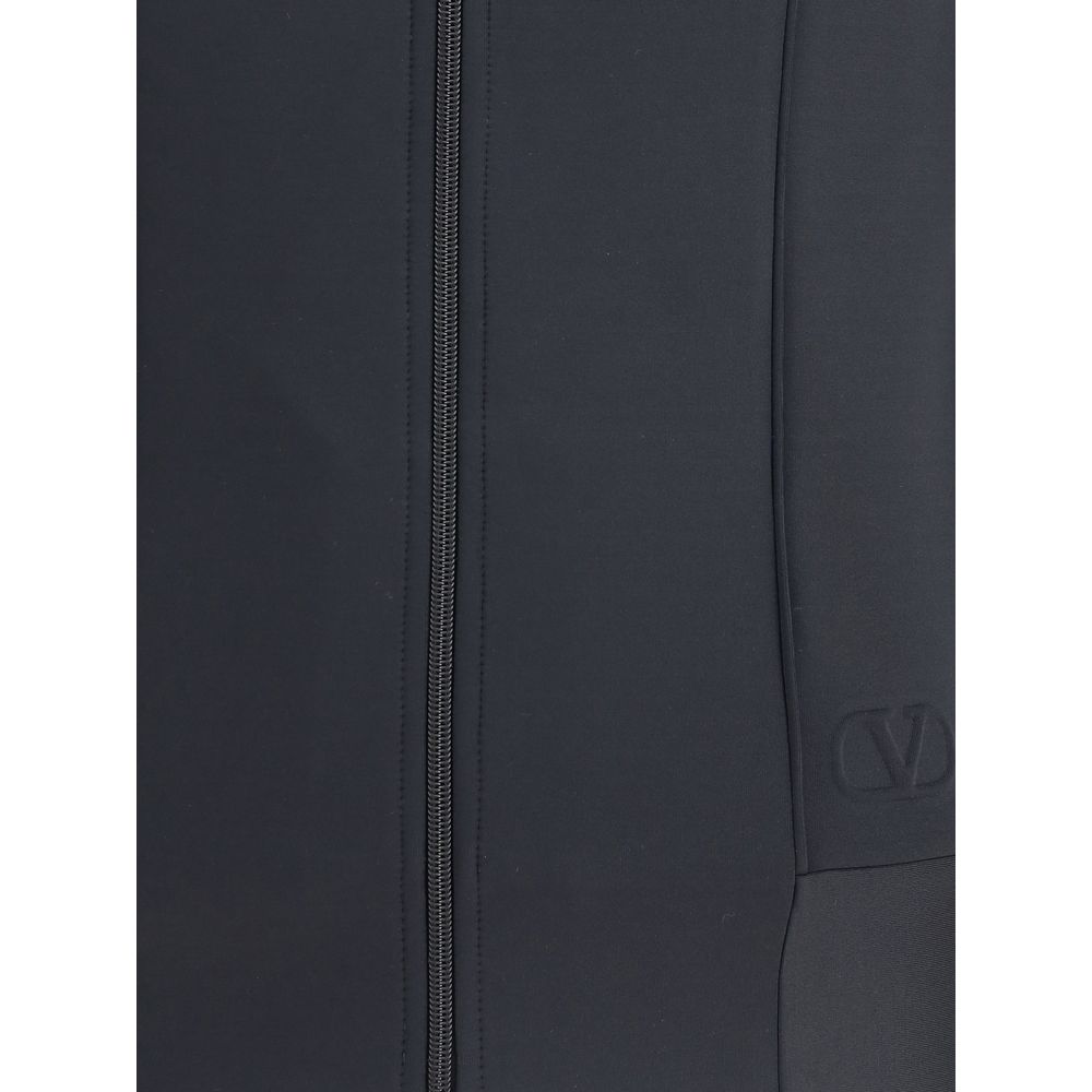 Black Polyester Sweatshirt