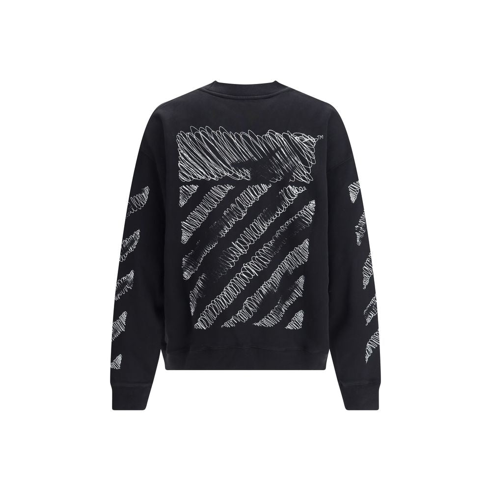 Black Cotton Sweatshirt