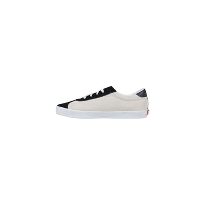 Black And White Suede Leather Sneaker