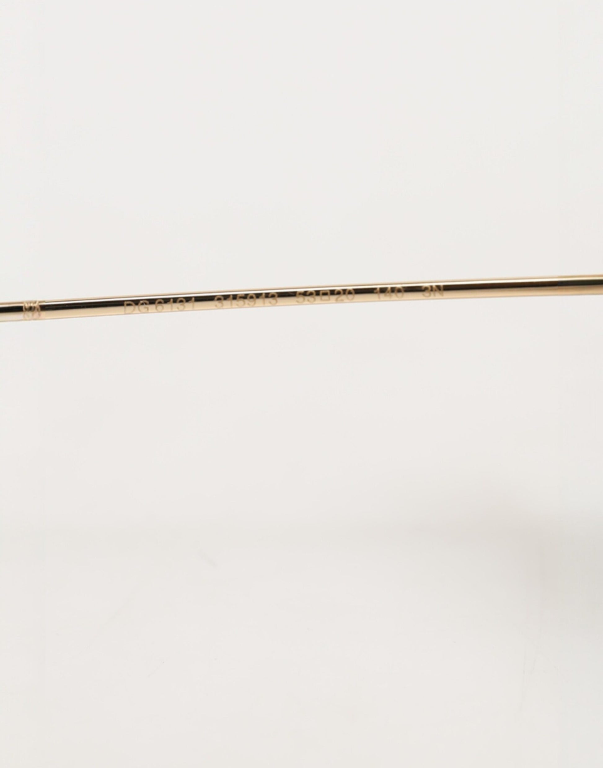 DG6131 Plissé Brown Butterfly Square Shades Sunglasses