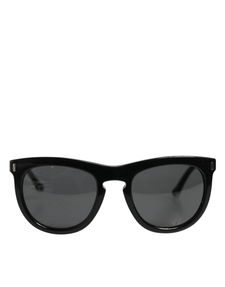 DG4281 Black Round Frame Full Rim Eyewear Sunglasses