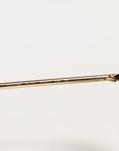 DG2198 Brown Leopard Print Gradient Round Sunglasses