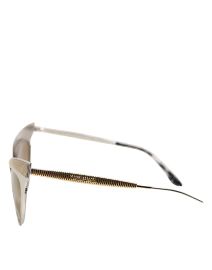 DG2178 Gold Metal Cat Eye Gradient Eyewear Sunglasses