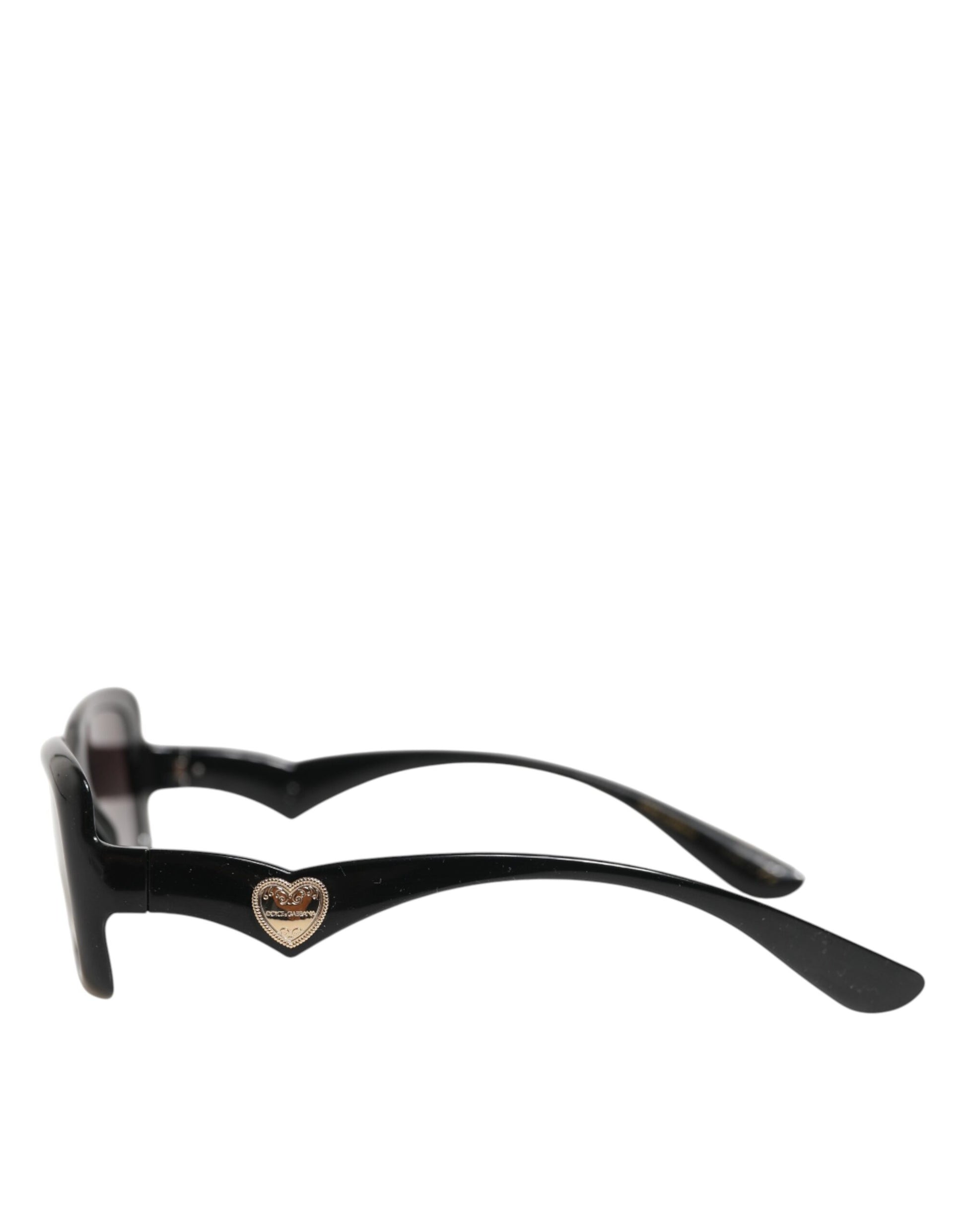 DG6152 Black Sacred HeartDevotion Square Frame Sunglasses