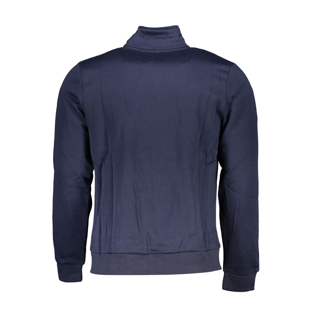 "Blue Polyester Men's Sweatshirt"