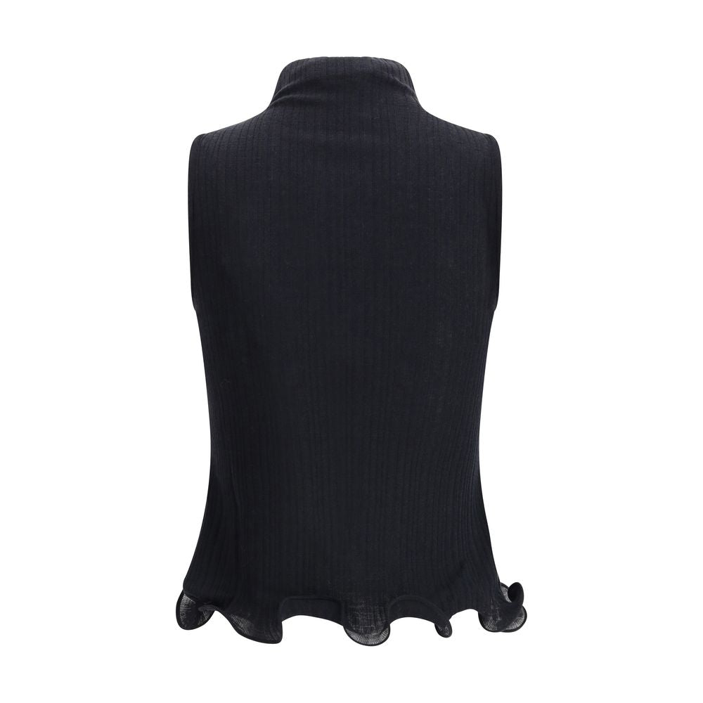 Black Wool Top