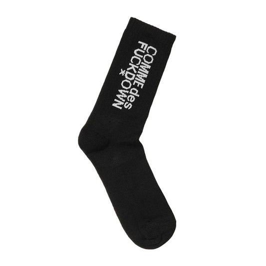 Black Cotton Sock