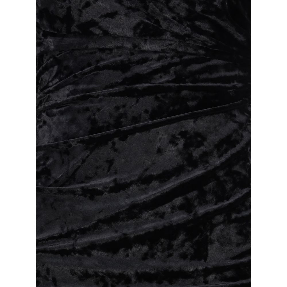 Black Recycled Polyester Cocktail Dress