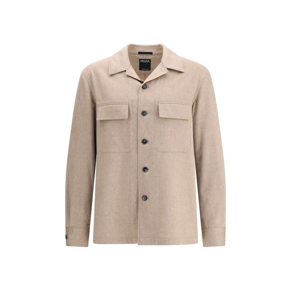 Beige Cashmere Coat