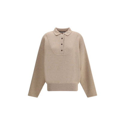 Beige Wool Sweatshirt