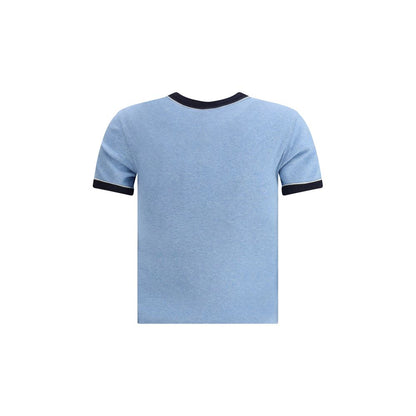 Light Blue Cotton Sleeveles T-Shirt