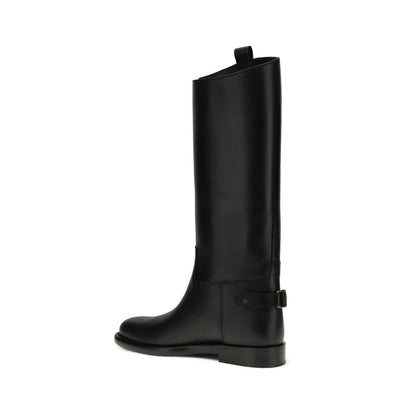 Black Calf Leather Bos Taurus Boots